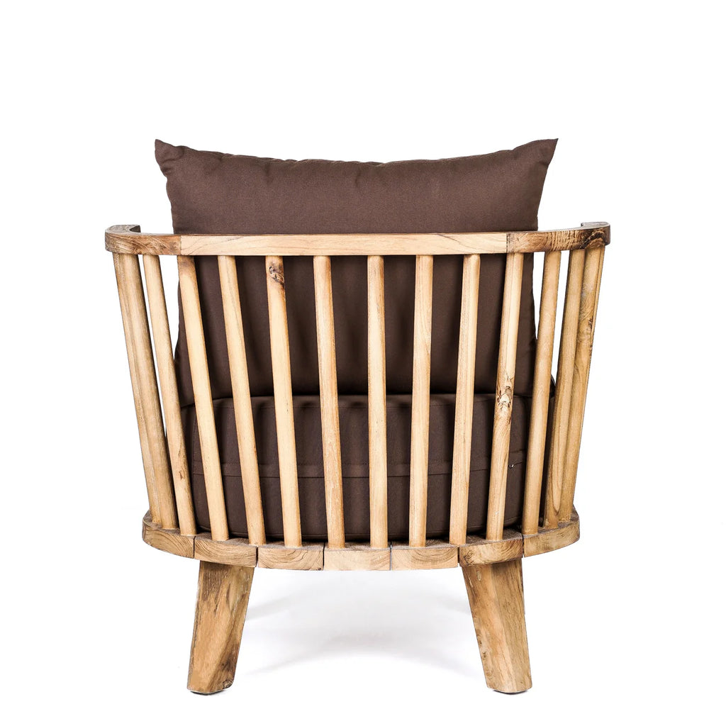 The Malawi One Seater - Natural Chocolate
