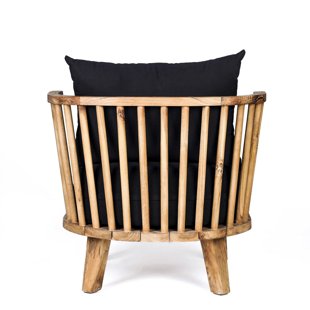 The Malawi One Seater - Natural Black