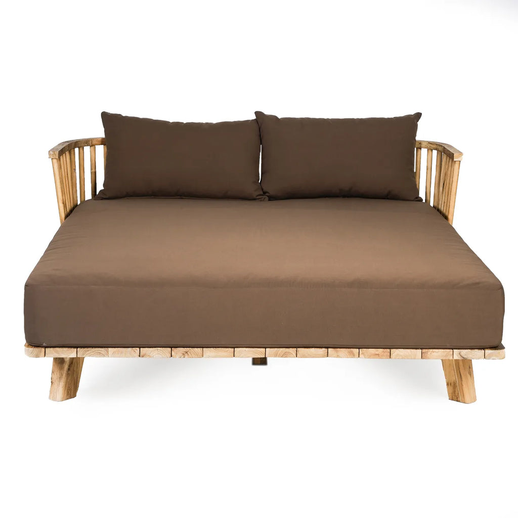 The Double Malawi Daybed - Natural Chocolate