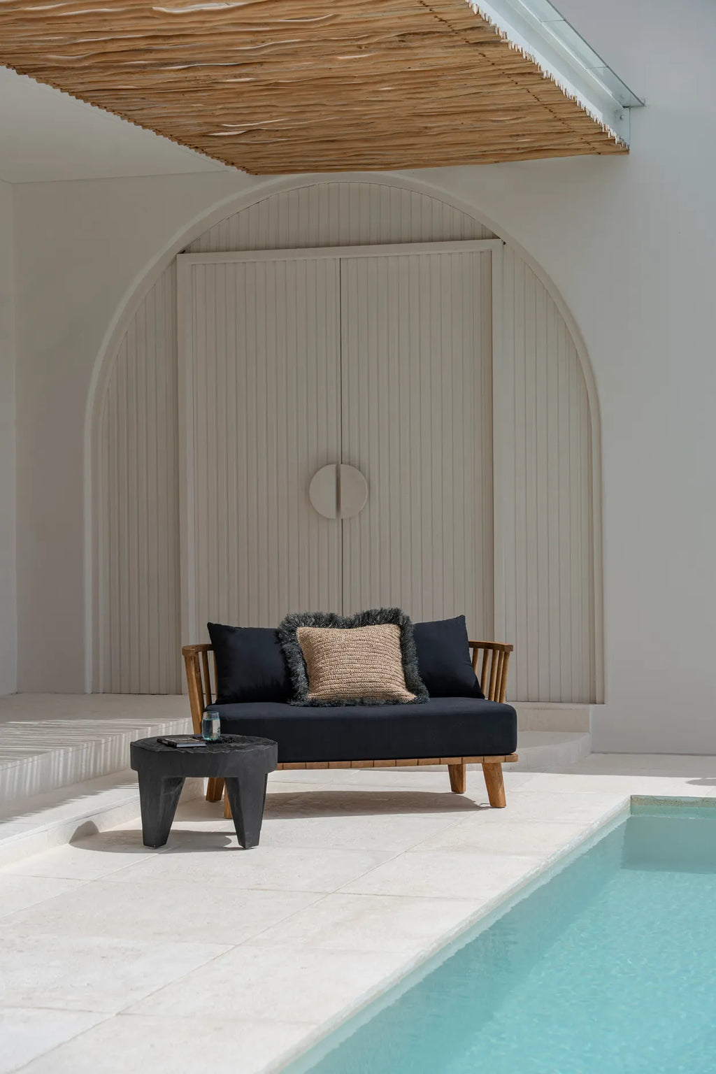 The Malawi Two Seater - Natural Black