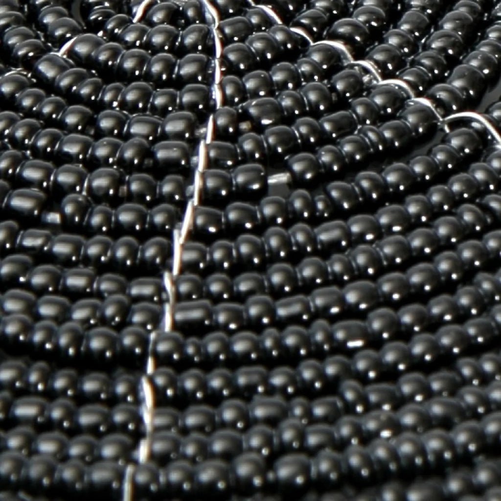 The Beaded Coaster - Black