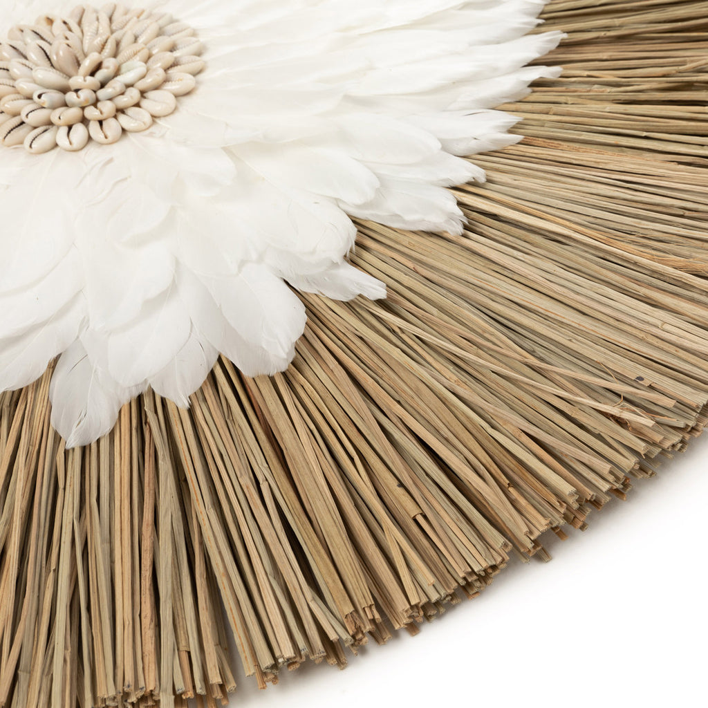 The Alang Feather Juju - Natural White