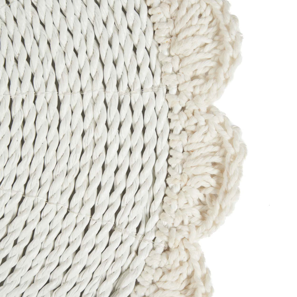 The Macrame Marriage Placemat - White