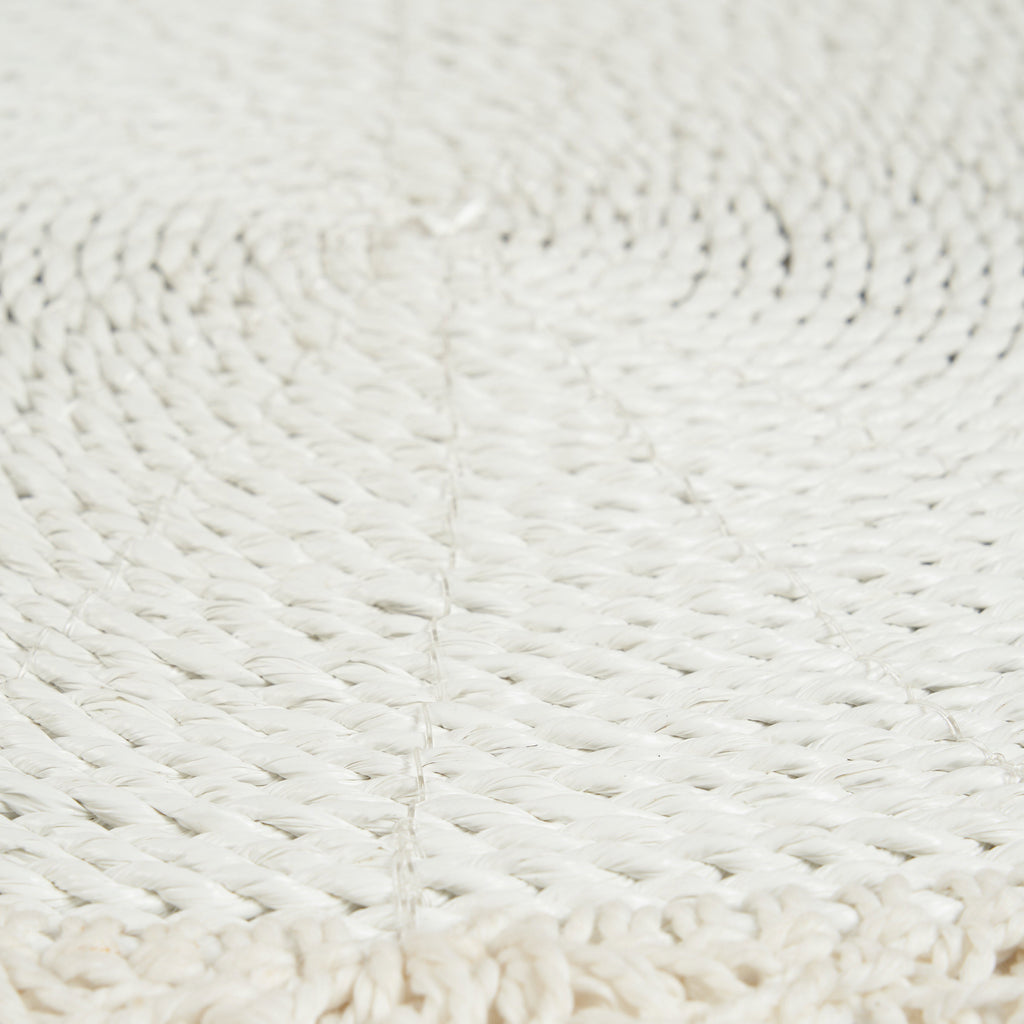 The Macrame Marriage Placemat - White