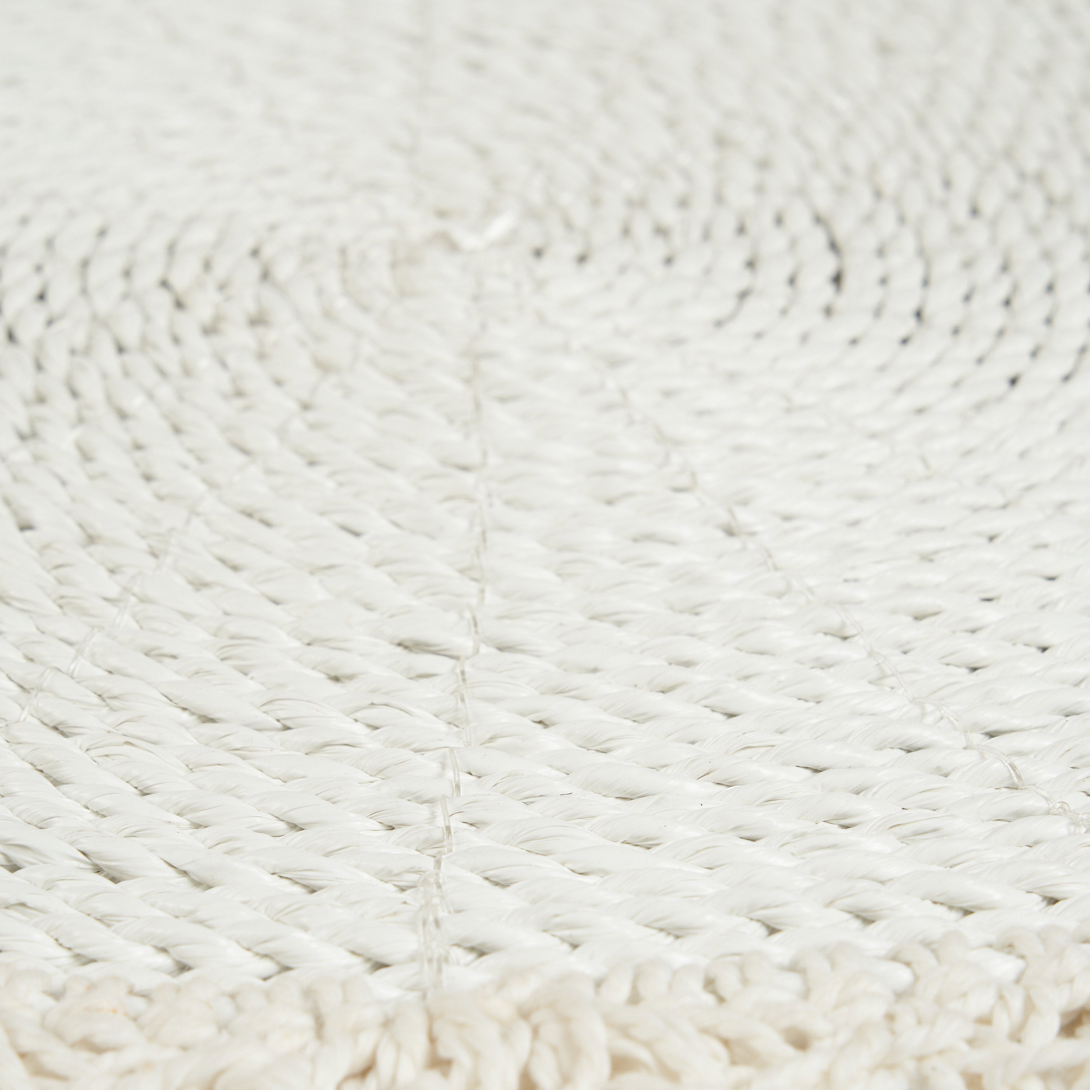 The Macrame Marriage Placemat - White
