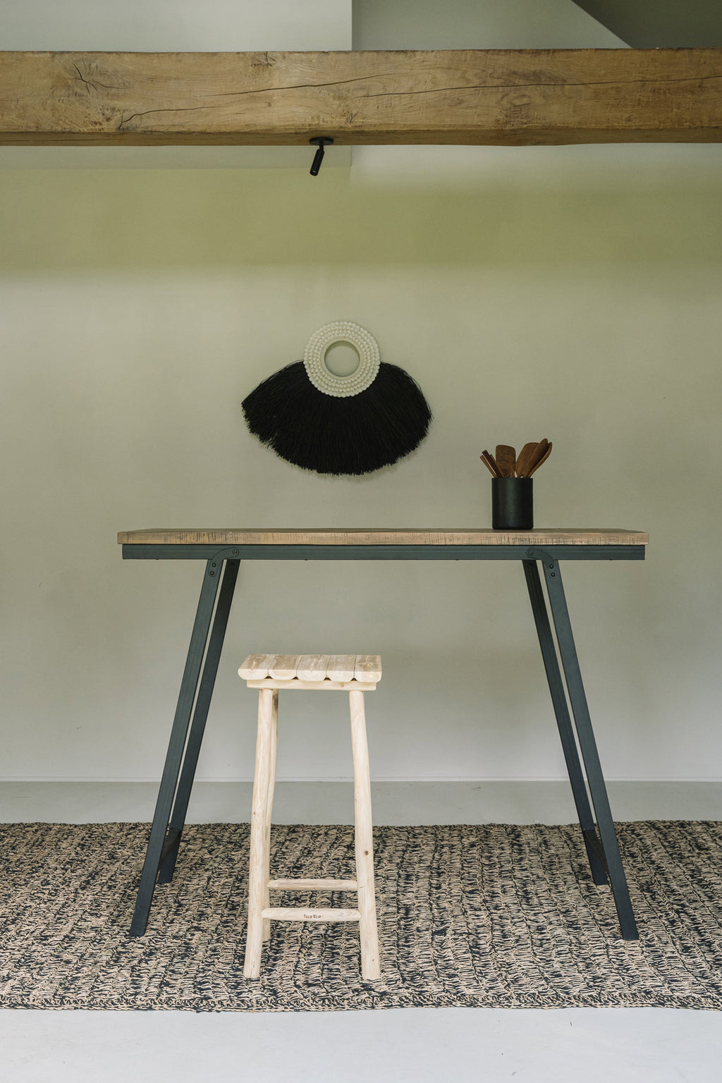 The Island Bar Stool - Natural