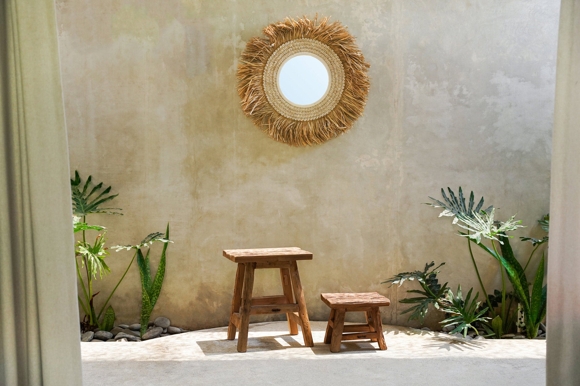 The Yoke Stool - Natural - L