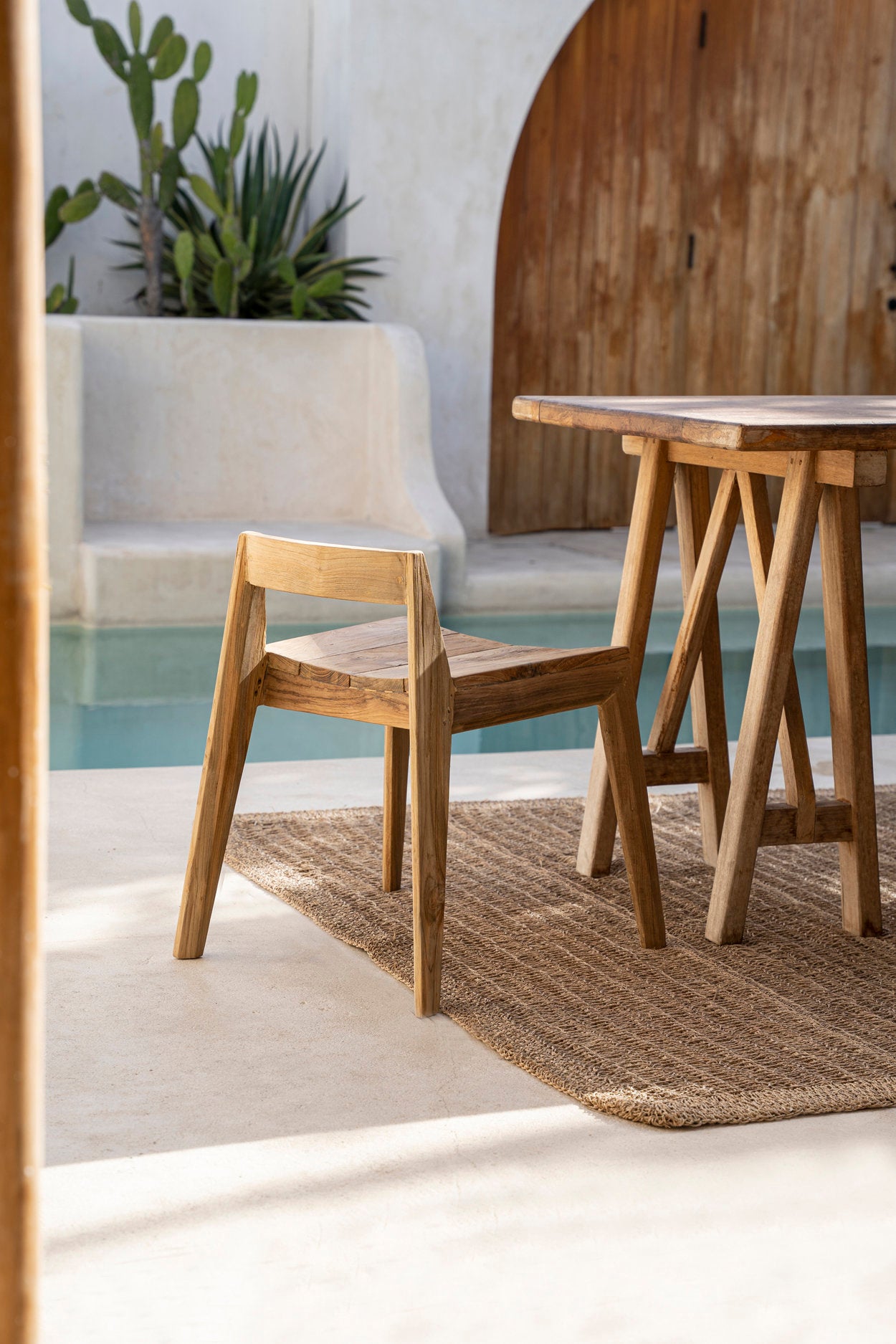 The Ydra Dining Chair - Natural - Outdoor