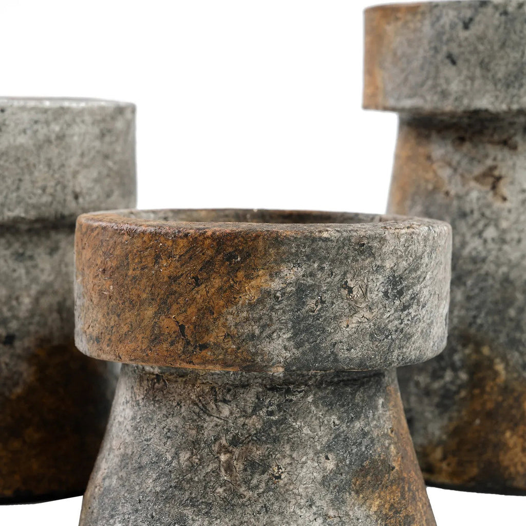 The Gypsy Candle Holder - Antique Grey - M