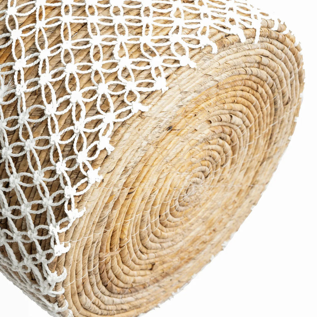 The Crossed Stitched Macrame Basket - L