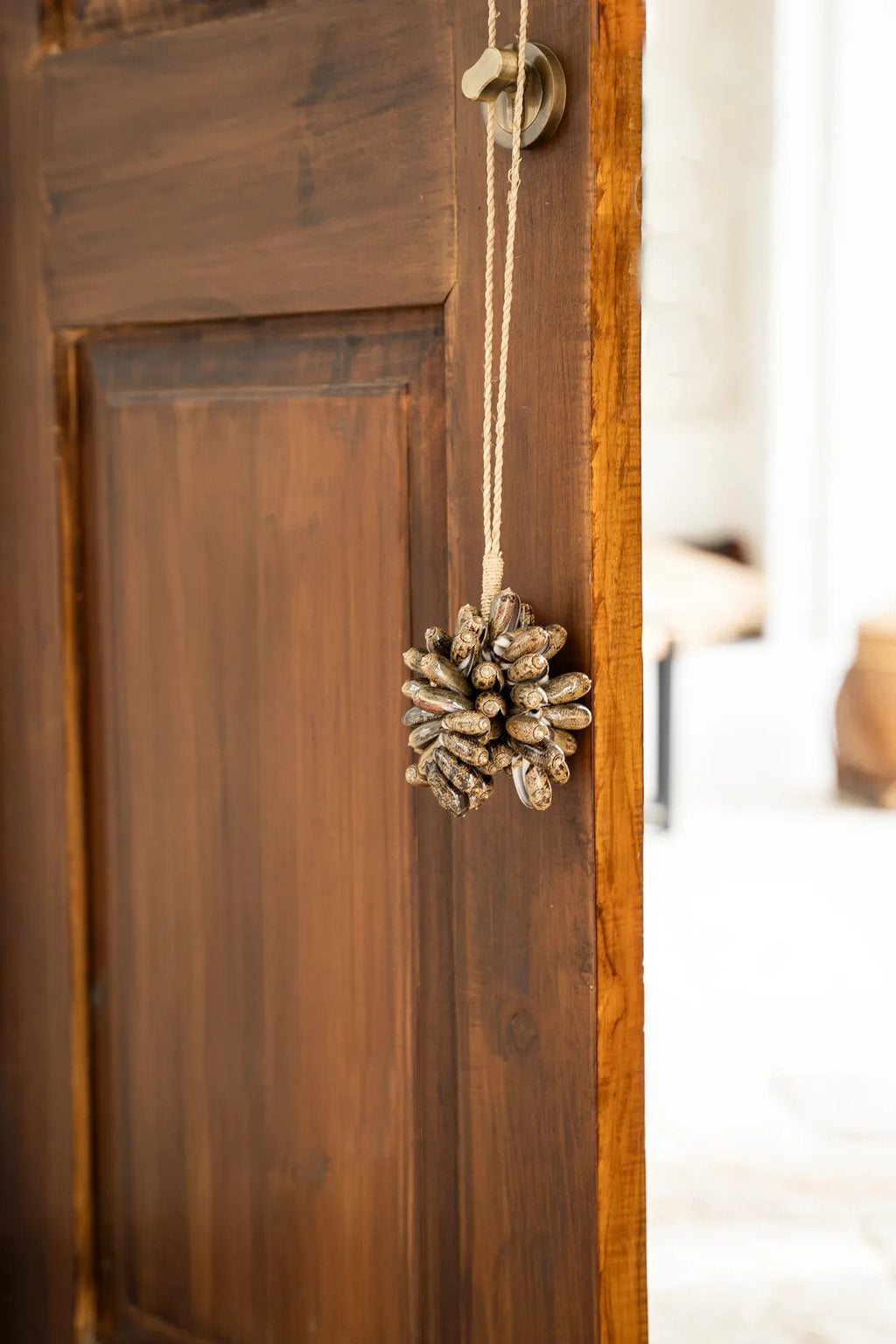 The Brown Cowrie Shell Tassel