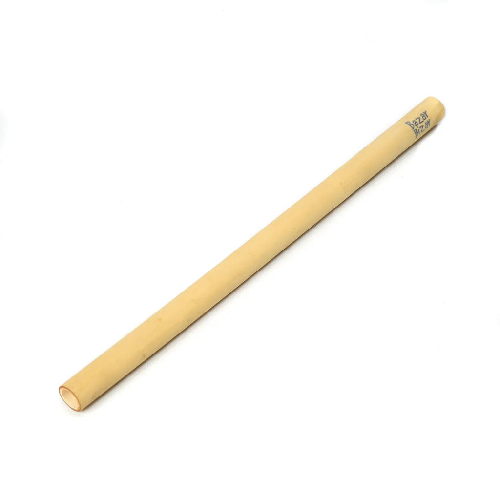 The Bamboo Straws - Set of 10 With Cleaning Brush