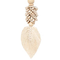 The Leaf & Shell Tassel - Natural