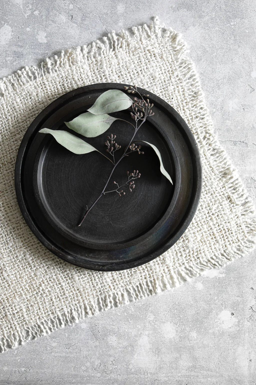 The Burned Plate - Black - S