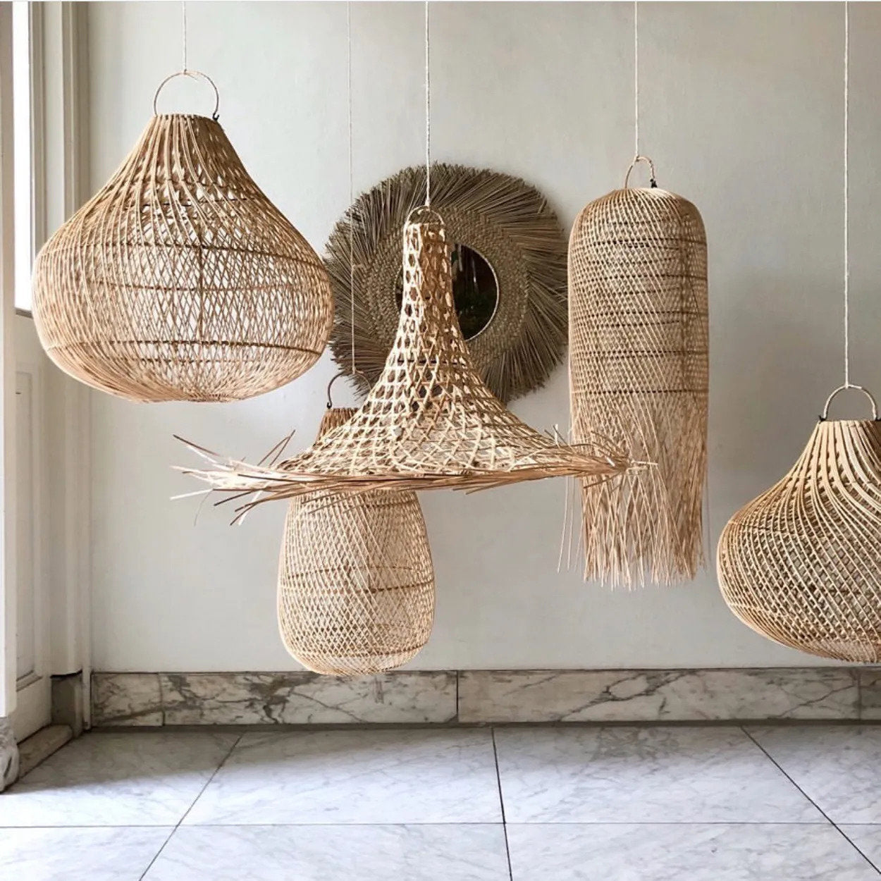 The Mykonos Pendant - Natural - L