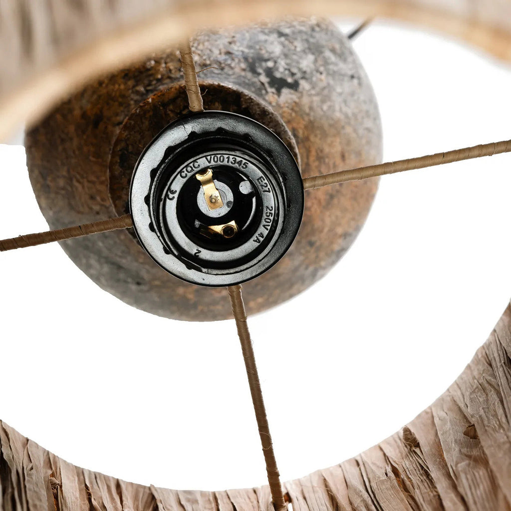 The Ithaka Table Lamp - Antique Grey Natural