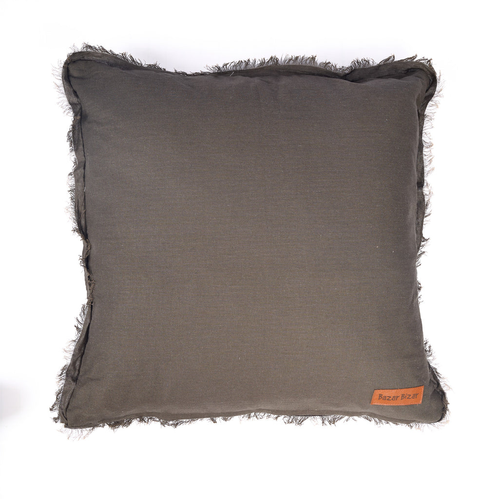 The Smoky Vibe Cushion Cover - Grey