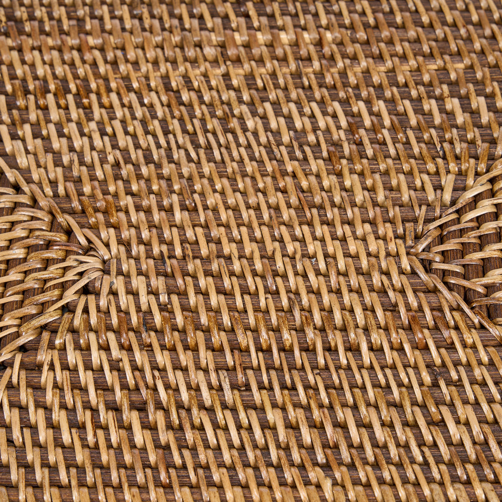 The Colonial Rectangular Placemat - Natural Brown