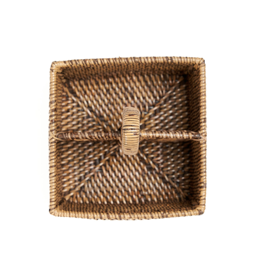 The Rattan Cutlery Caddy N°2 - Natural Brown