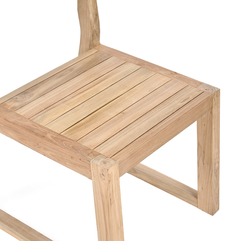 The Linear Dining Chair - Natural Grey