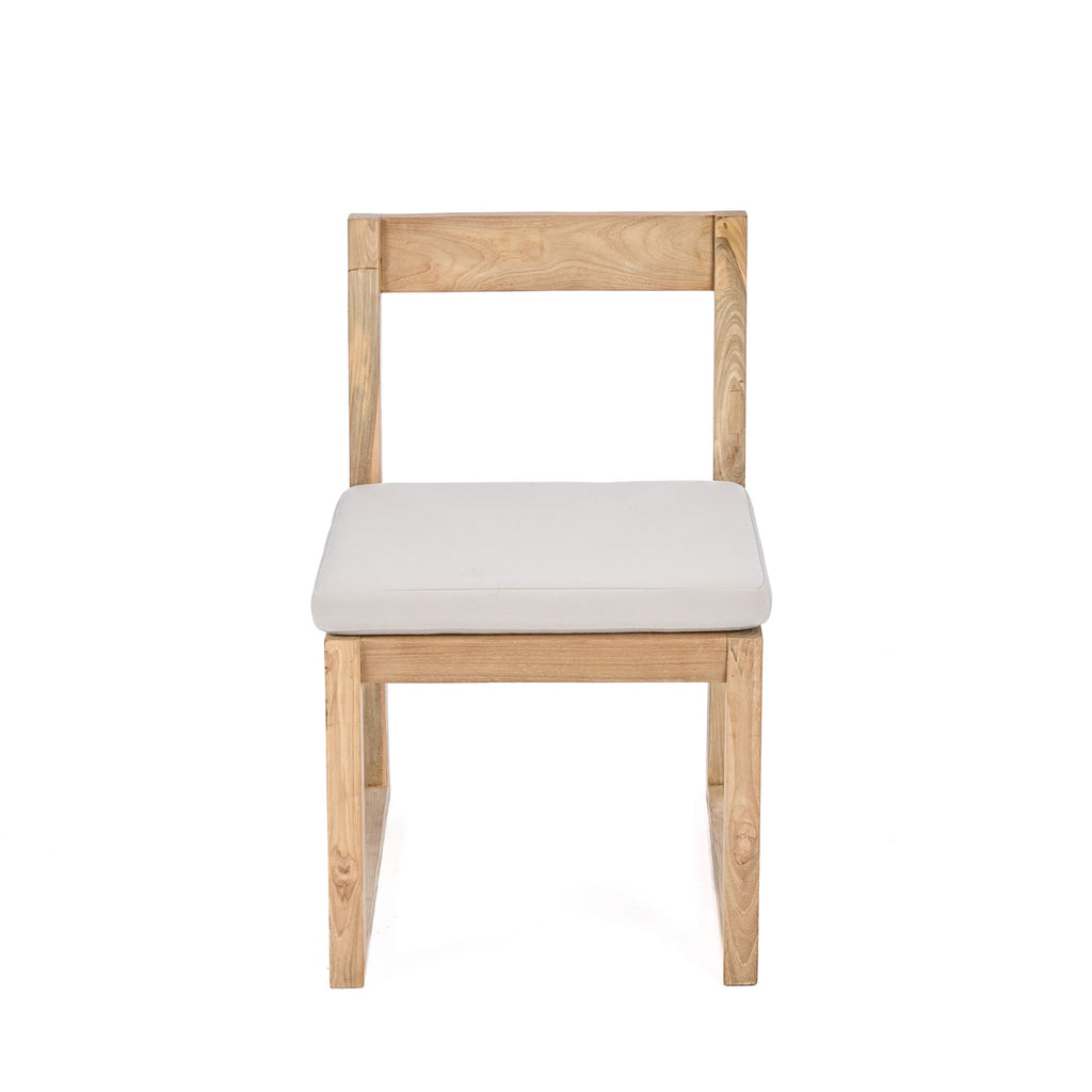 The Linear Dining Chair - Natural Grey