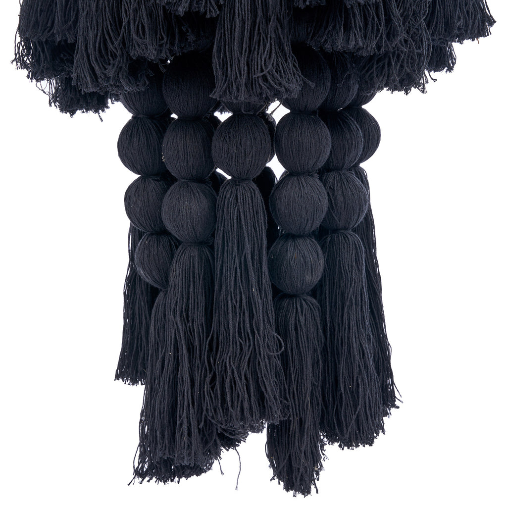 The Nomad Cotton Chandelier - Black - XL