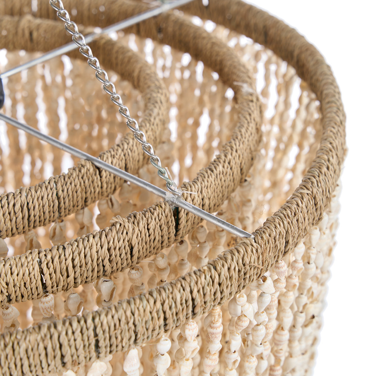 The Lagoon Shell Chandelier - Natural - L