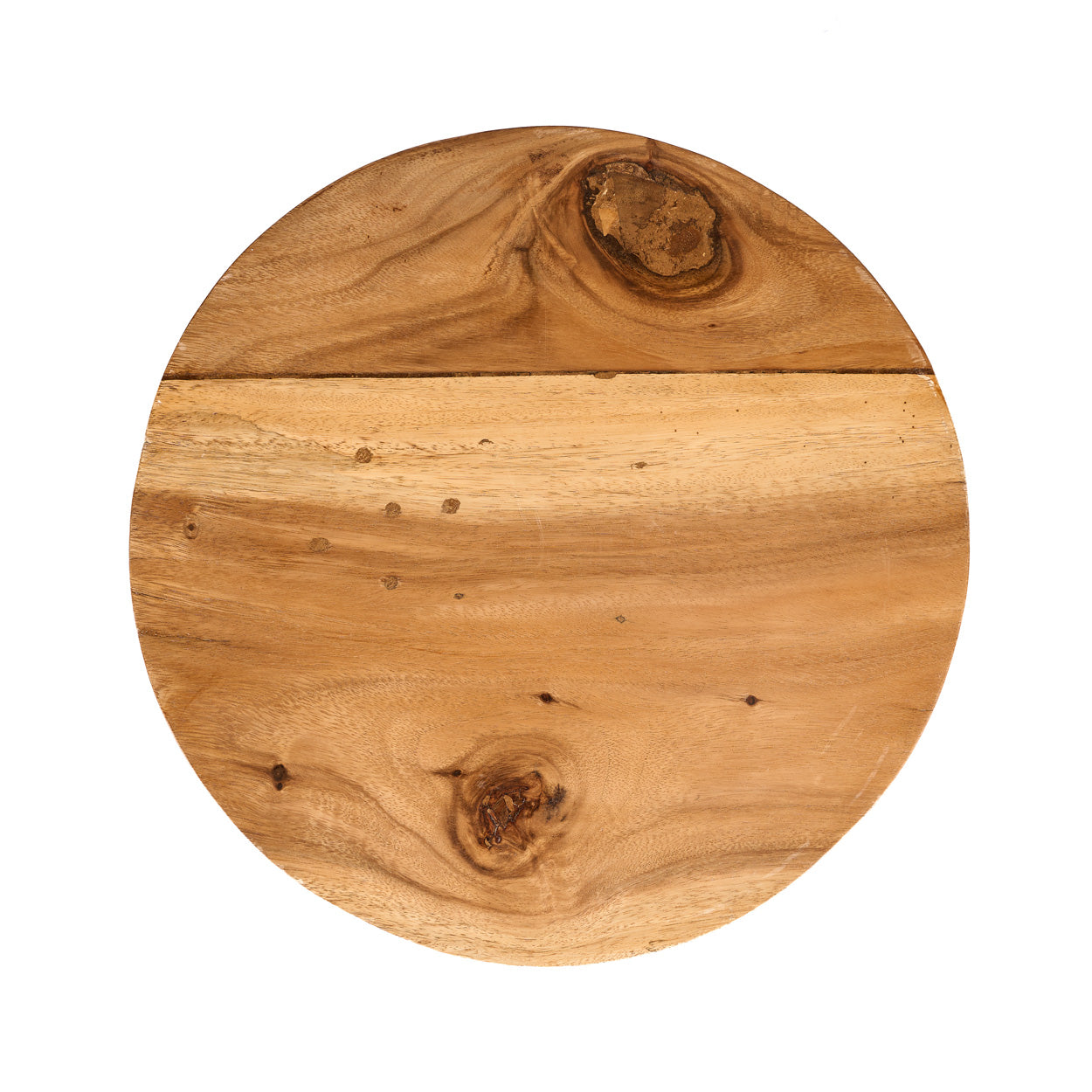 The Mango Drum Side Table - Natural