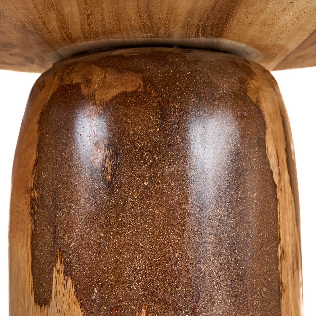 The Mango Drum Side Table - Natural