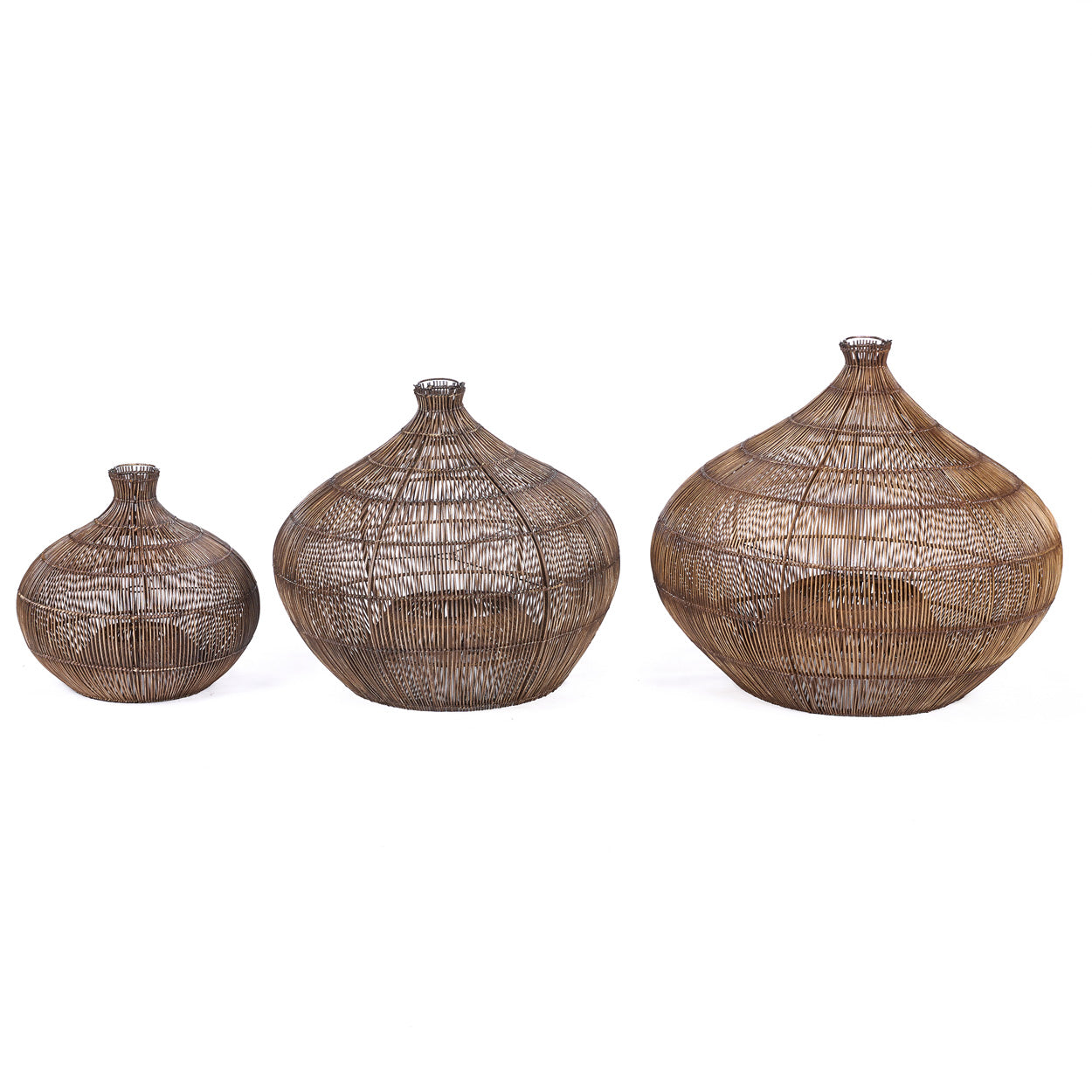The Desert Gourd Pendant - Dark Walnut - L