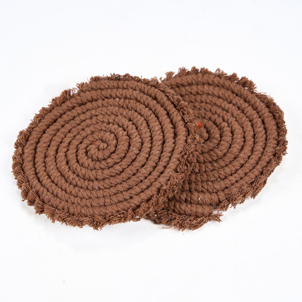 The Cotton Coaster - Dark Walnut