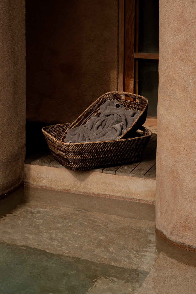 The Hannah Laundry Basket - Natural Brown - M