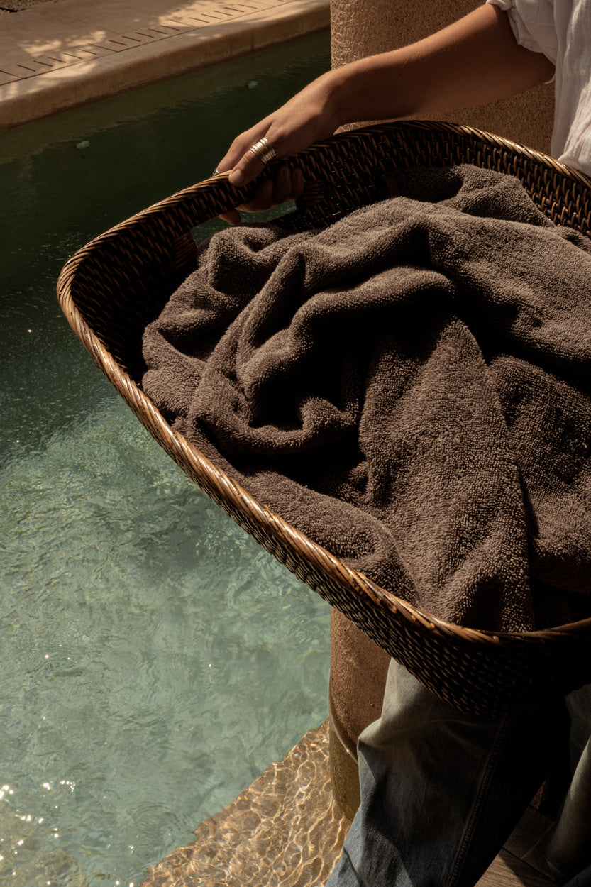 The Hannah Laundry Basket - Natural Brown - M