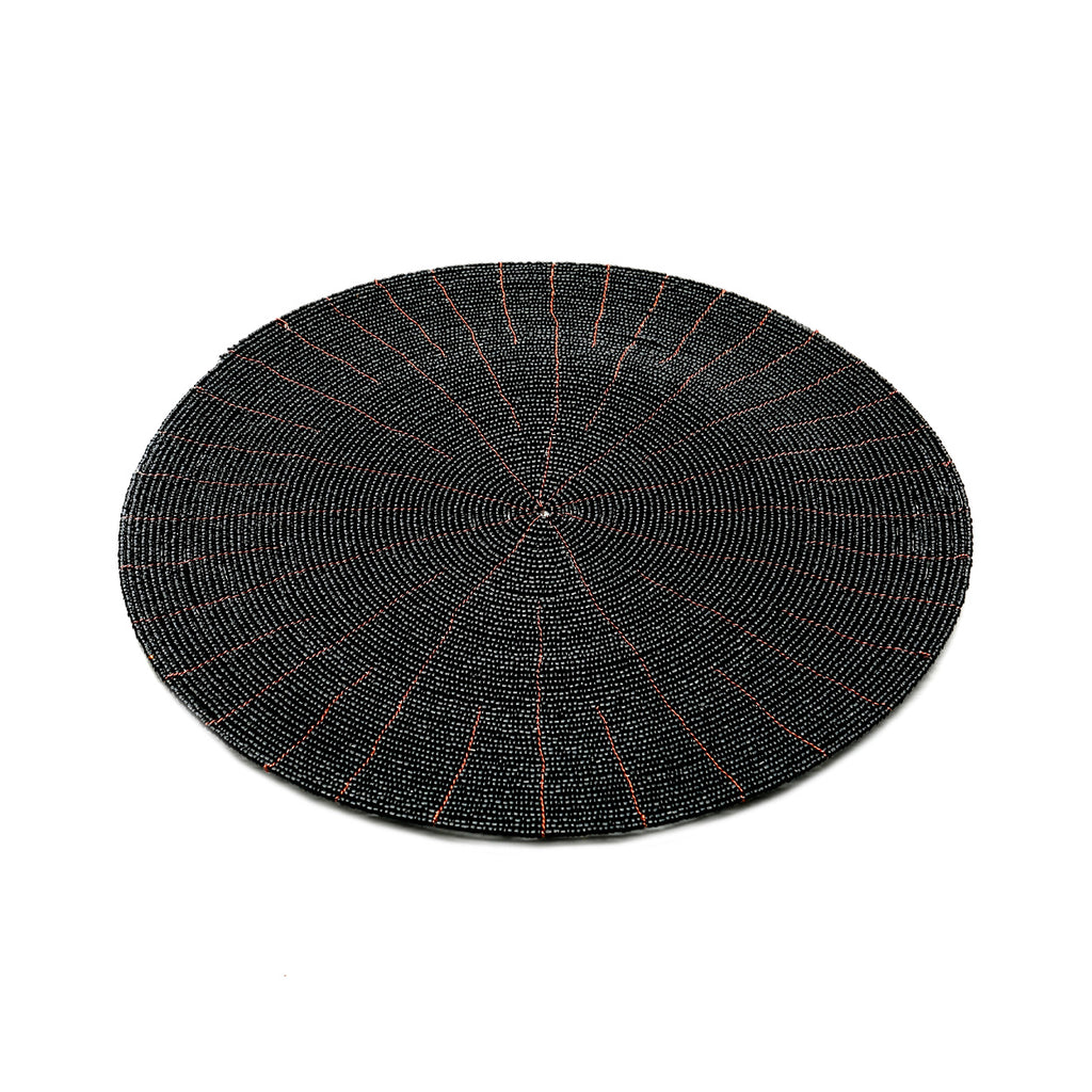 The Beaded Placemat - Black