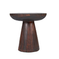 The Cone Alone Side Table - Dark Walnut