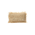 The Raffia Cushion Cover Rectangular - Natural - 30x50