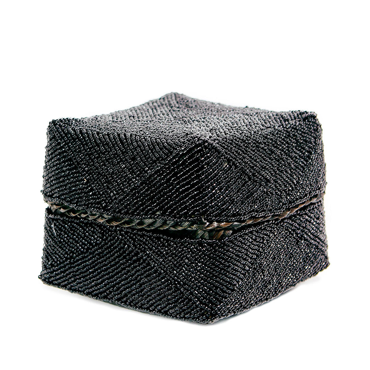 The Beaded Basket - Black - L