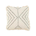 The Tribal Cushion Cover - Natural Black