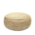 The Raffia Flores Pouffe - Natural