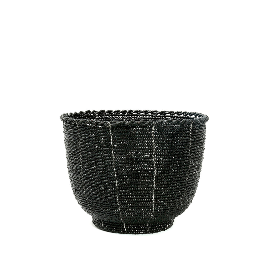 The Beaded Candy Bowl - Black - M