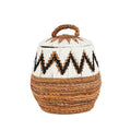 The Little Bay Beach Basket - Natural White - M
