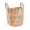 The Straight Stitched Macrame Basket - L