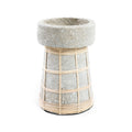 The Serene Candle Holder - Concrete Natural - L