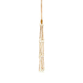 The Long Shell Tassel - White