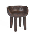 The Sit Happens Low Chair - Dark Walnut