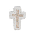 The Macrame Cross - White