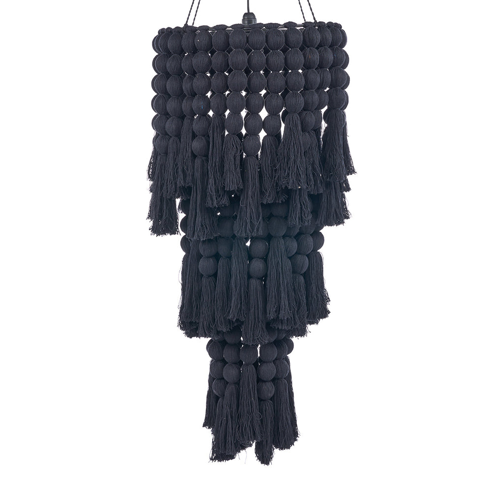 The Nomad Cotton Chandelier - Black - XL