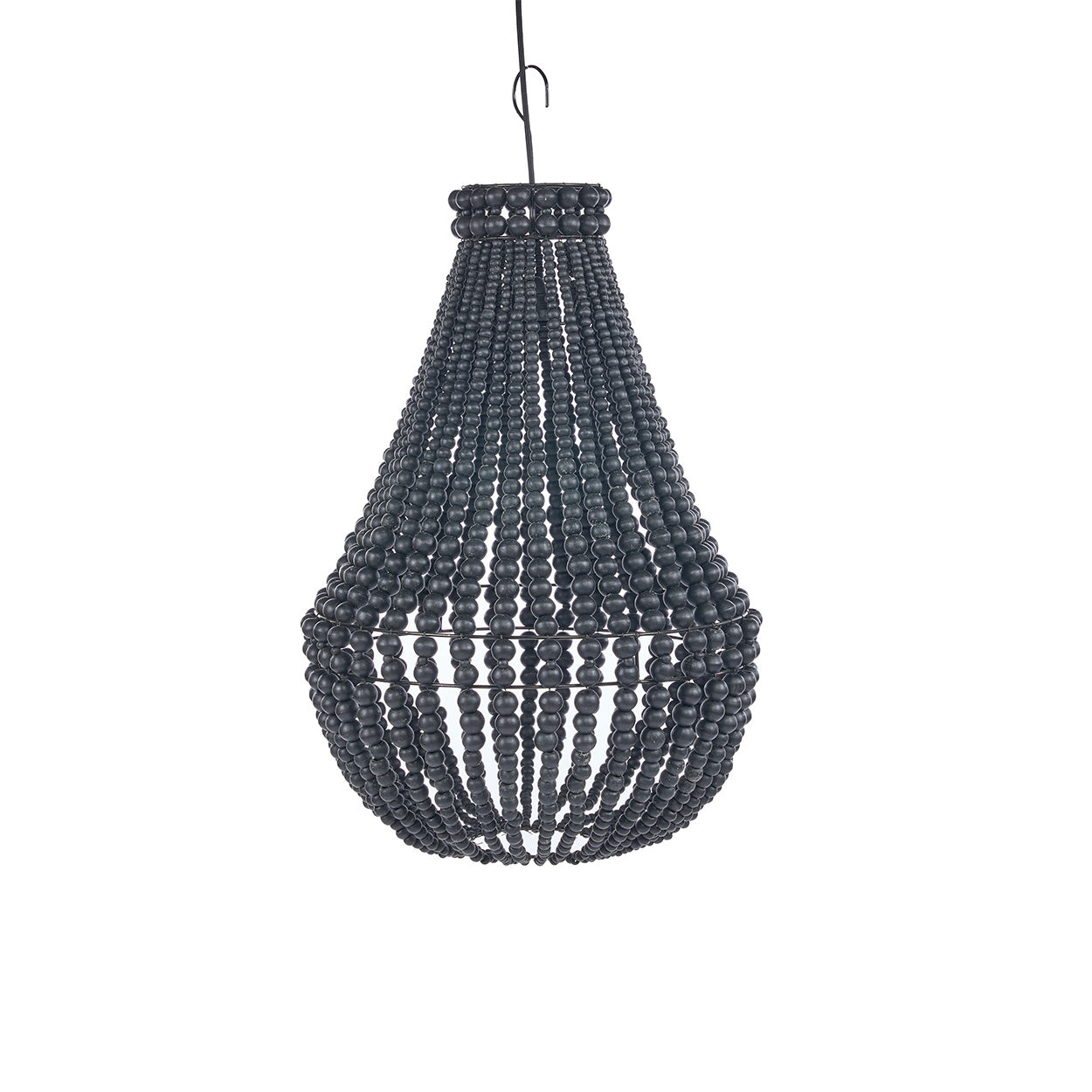 The Teardrop Chandelier - Black - M