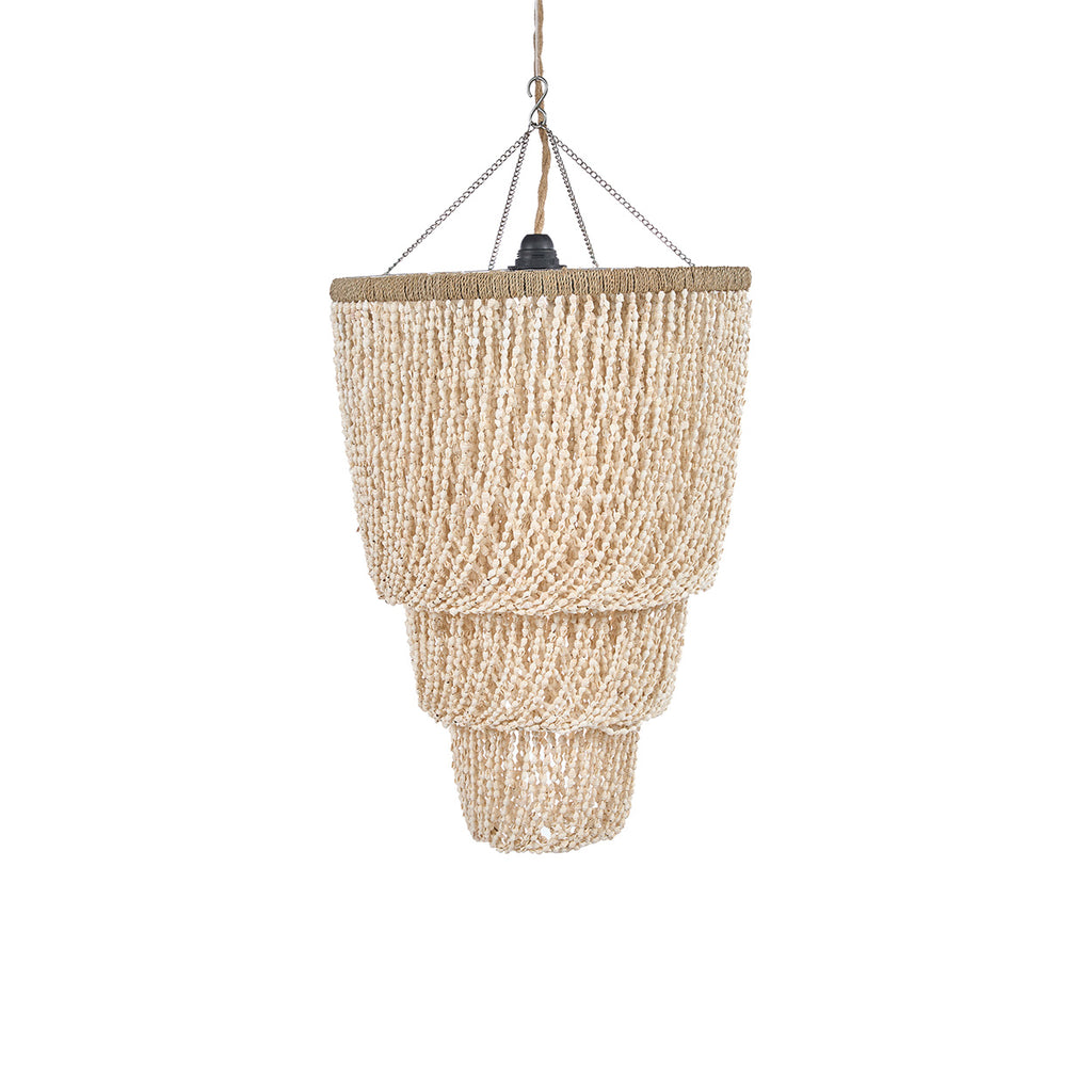 The Lagoon Shell Chandelier - Natural - M