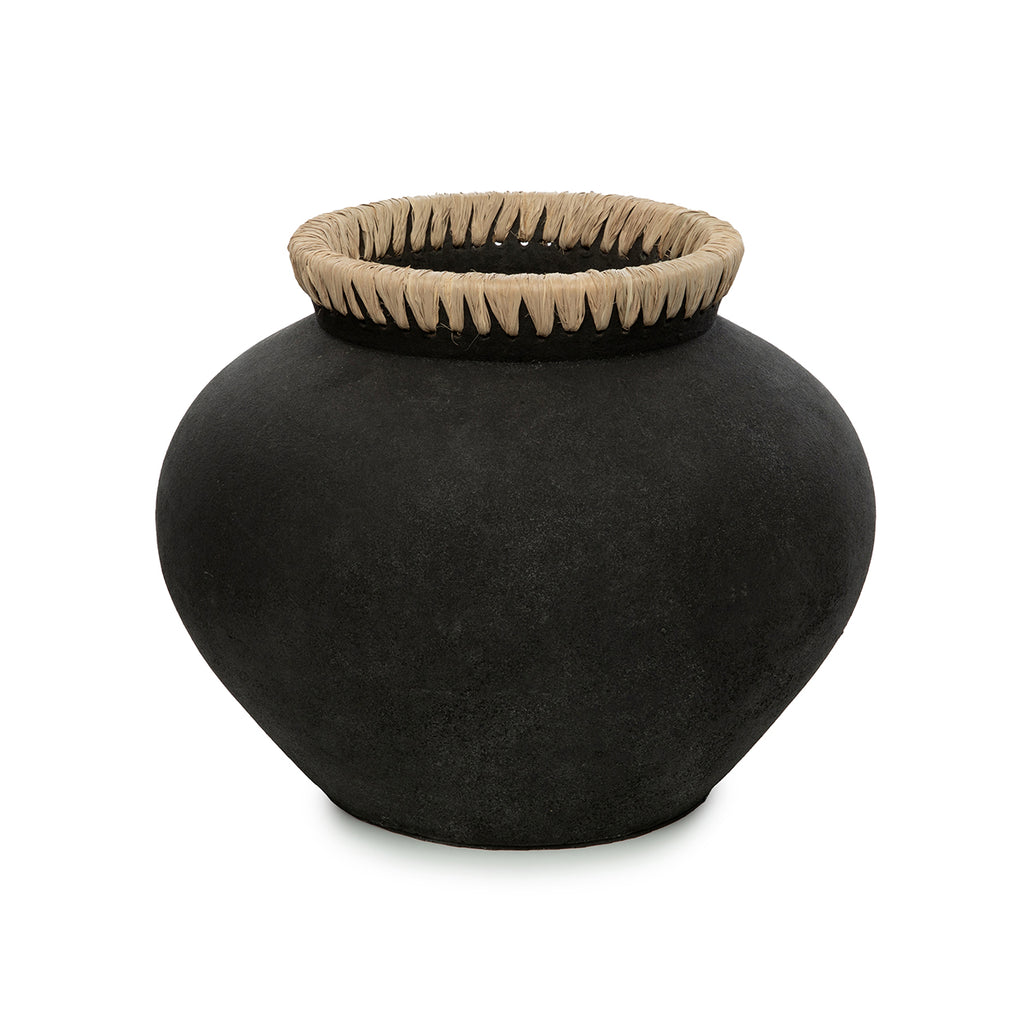 The Styly Vase - Black Natural - L